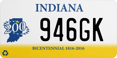IN license plate 946GK