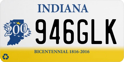 IN license plate 946GLK