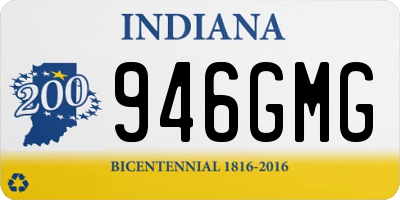 IN license plate 946GMG