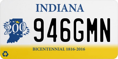 IN license plate 946GMN