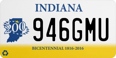 IN license plate 946GMU