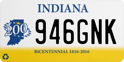 IN license plate 946GNK