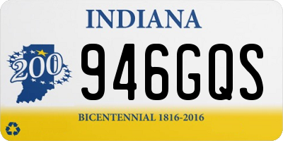 IN license plate 946GQS