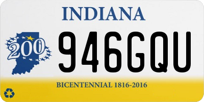 IN license plate 946GQU