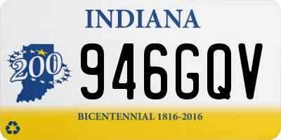 IN license plate 946GQV