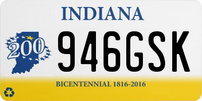 IN license plate 946GSK