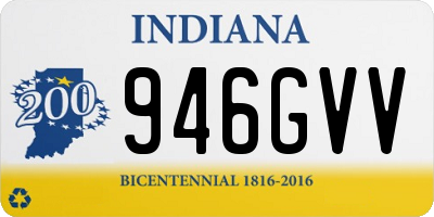 IN license plate 946GVV