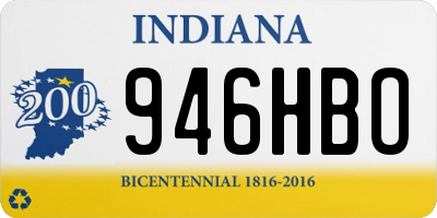 IN license plate 946HBO