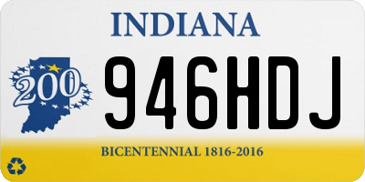 IN license plate 946HDJ