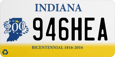 IN license plate 946HEA