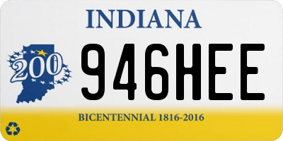 IN license plate 946HEE