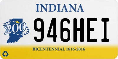 IN license plate 946HEI
