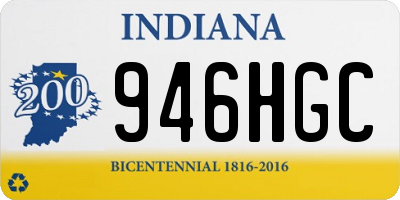 IN license plate 946HGC