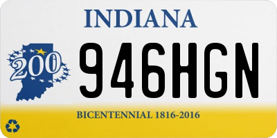 IN license plate 946HGN