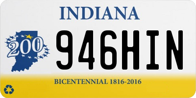 IN license plate 946HIN