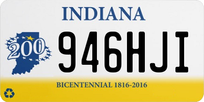 IN license plate 946HJI