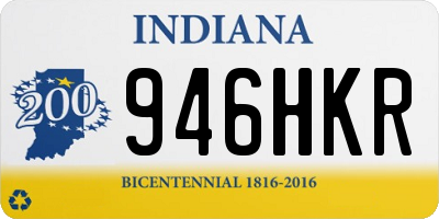 IN license plate 946HKR