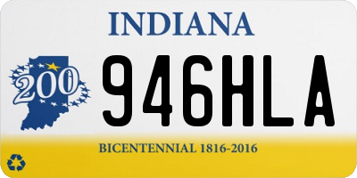 IN license plate 946HLA