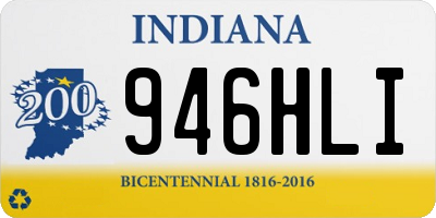 IN license plate 946HLI