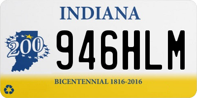 IN license plate 946HLM