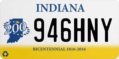 IN license plate 946HNY
