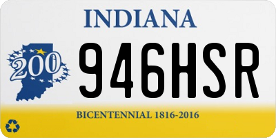 IN license plate 946HSR