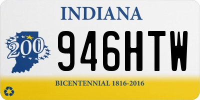 IN license plate 946HTW