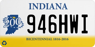 IN license plate 946HWI