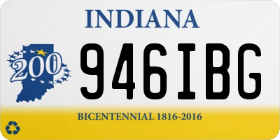 IN license plate 946IBG