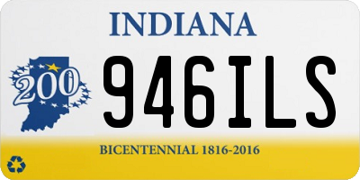 IN license plate 946ILS