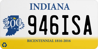 IN license plate 946ISA