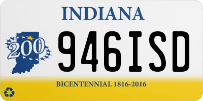 IN license plate 946ISD