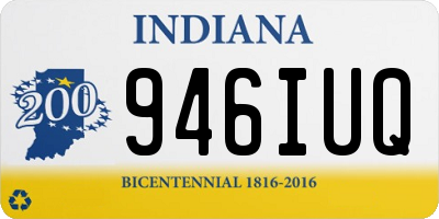 IN license plate 946IUQ