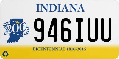 IN license plate 946IUU