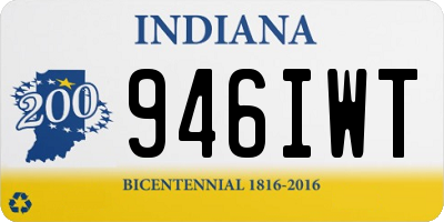 IN license plate 946IWT