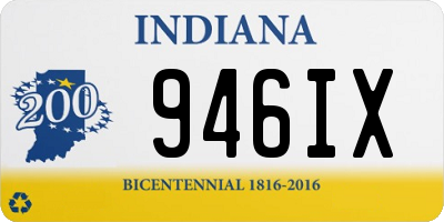 IN license plate 946IX