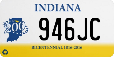 IN license plate 946JC