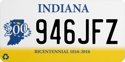 IN license plate 946JFZ