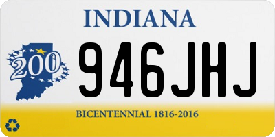 IN license plate 946JHJ
