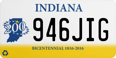 IN license plate 946JIG