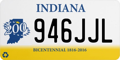 IN license plate 946JJL