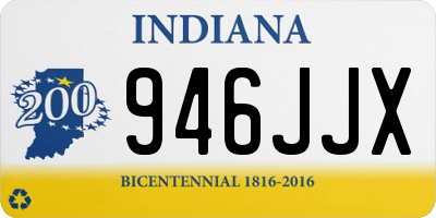 IN license plate 946JJX