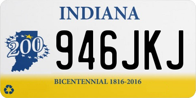 IN license plate 946JKJ