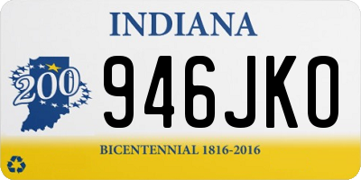 IN license plate 946JKO