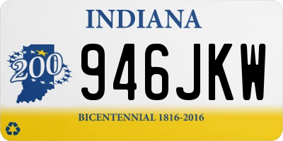 IN license plate 946JKW