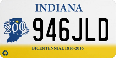 IN license plate 946JLD