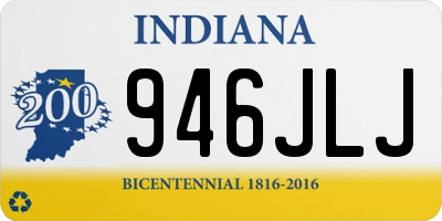 IN license plate 946JLJ
