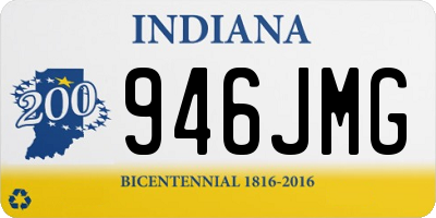 IN license plate 946JMG