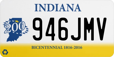 IN license plate 946JMV