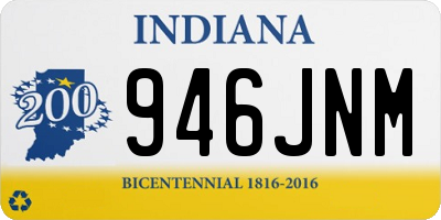 IN license plate 946JNM